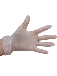Clear Vinyl Disposable Gloves (from as low as £4.85 per pack)